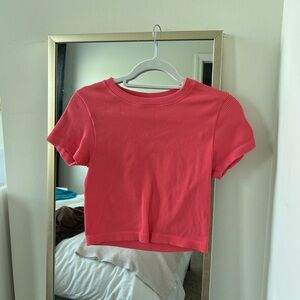 Joy Lab Cropped Top Coral